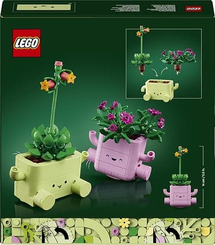 LEGO Botanicals Plantas Bailarinas - Set con 2 Flores Artificiales y Macetas Color Pastel - Plantas de Interior para la Decoración del Dormitorio - Regalo para Niñas de 9+ Años y Adultos - 11506 thumbnail 9
