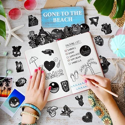 50Pcs Black Anime Stickers Pack, Waterproof Cool Graffiti Decals for Laptop, Skateboard, Journal, Scrapbooking, Water Bottle, Hydro Flask, Computer thumbnail 5