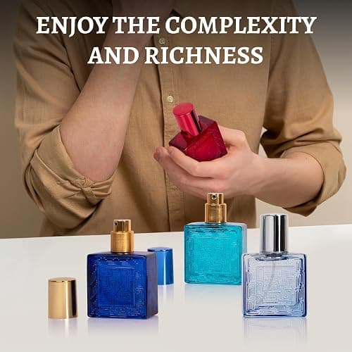 NovoGlow Verse Mini 4-Piece Fragrance Gift Set for Men - Aromatic, Floral, Oriental & Woody Notes - Individually Boxed - Travel Size - 25ml Eau De Parfum thumbnail 5
