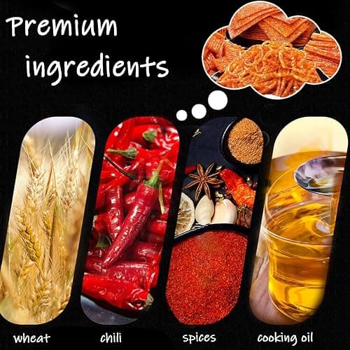 4 Pcs Latiao Spicy Gluten Strips,Chinese Special Casual Spicy Snack Food, Made From Wheat/Chili/Spice, Low Sugar and Low Calories, Best Vegan,Casual Office Outdoor Parties Snacks(100gx4) (4-pack-1) thumbnail 9