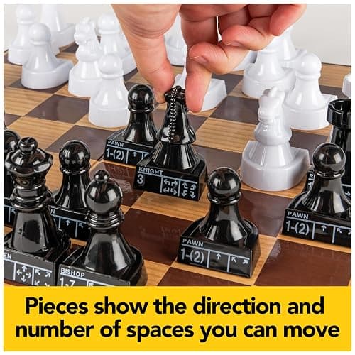 Spin Master Games, Cardinal Classics Chess Teacher, Learn to Play Strategy Board Games for Beginners, Chess Sets for Adults, 2 Players, for Ages 8 & Up thumbnail 3