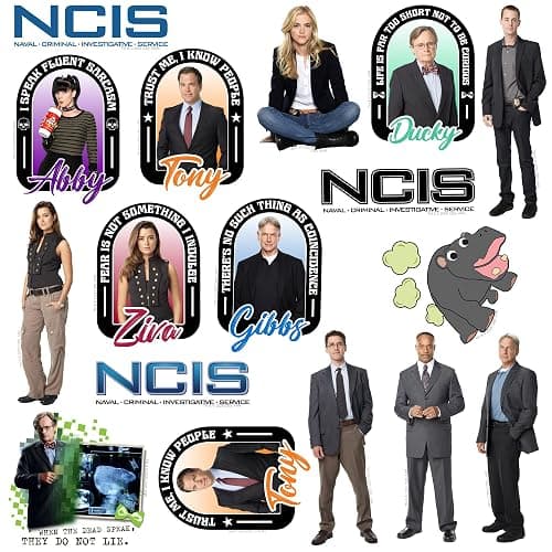 NCIS Collection Vinyl Sticker Pack - 50 Waterproof Die‑Cut Decals for Laptop, Water Bottle, Suitcase, Tablet, Car Accessories, Travel Gear & More thumbnail 4