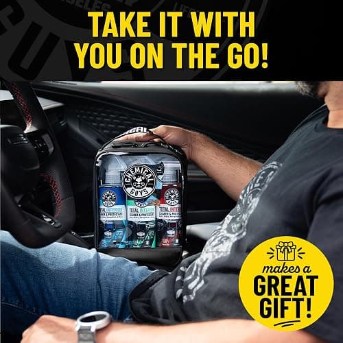 Chemical Guys, Total Interior Cleaner Variety Kit, New Car & Black Cherry | Sample two aromas in one box, a one-step spray for dashes, seats, door panels and screens, boxed ready to gift thumbnail 11