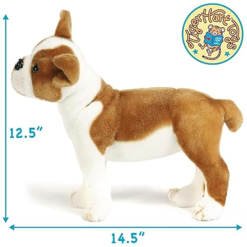 TigerHart Bobby The Boston Terrier Boxer - 14.5 Inch Large Dog Stuffed Animal Plush thumbnail 2