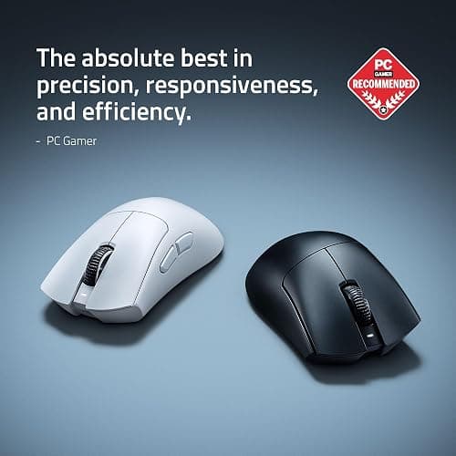 Razer DeathAdder V4 Pro Wireless Gaming Mouse: 56g Lightweight - HyperSpeed Wireless Gen-2 - Optical Scroll Wheel - Optical Switches Gen-4 - Focus Pro 45K Sensor Gen-2 - Up to 150 Hr Battery thumbnail 2