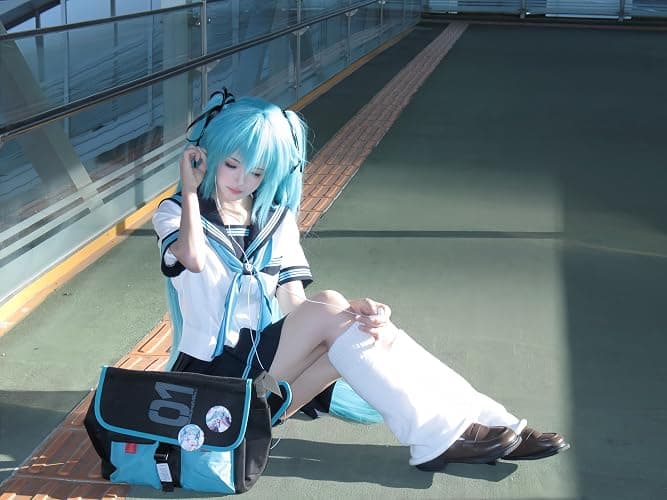 FIREFIRST Collaboration Series Crossbody Shoulder Messenger Bag for Hatsune Miku & Kagamine Rin/Len thumbnail 3
