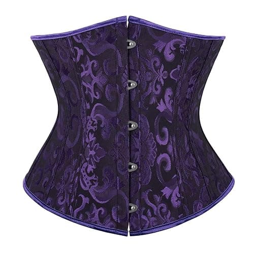 Grebrafan Bridal Underbust Plus Size Vintage Waist Corset Top - Image 1