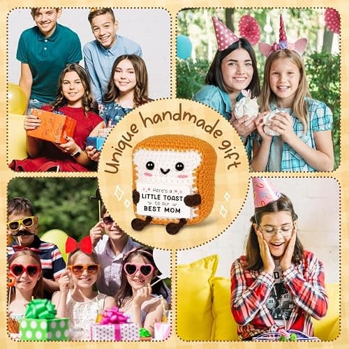 16th Birthday Gifts Girl Boys, Handmade Emotional Support Crochet Toast 16th Birthday Decorations Keepsake, Cute 16 Year Old Gifts fo Friends Daughter Son Niece Newphew Granddaughter Grandson thumbnail 7