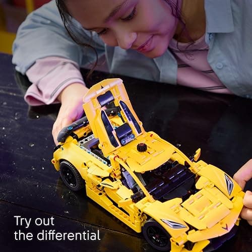 LEGO Technic Chevrolet Corvette Stingray Toy Car - Building Toy Set for Kids, Boys and Girls, Ages 9+ - Model Car Kit for Display - Gift Idea for Birthday - 42205 thumbnail 2