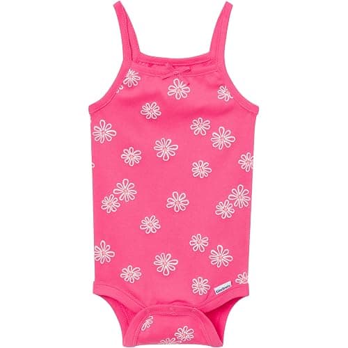 Gerber Baby Girls Multi-Pack Sleeveless Onesies Bodysuit thumbnail 3