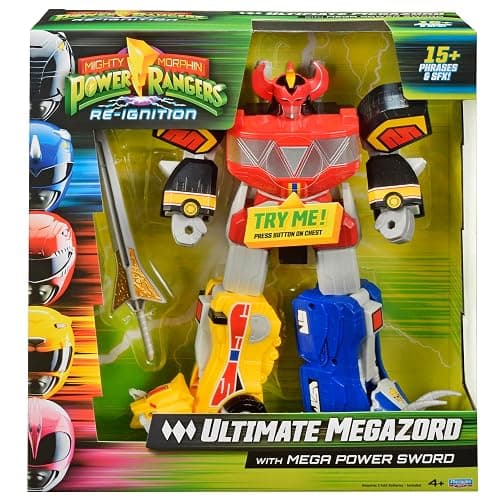 POWER RANGERS Mighty Morphin Re-Ignition - Ultimate Megazord Electronic Figure by Playmates Toys thumbnail 6
