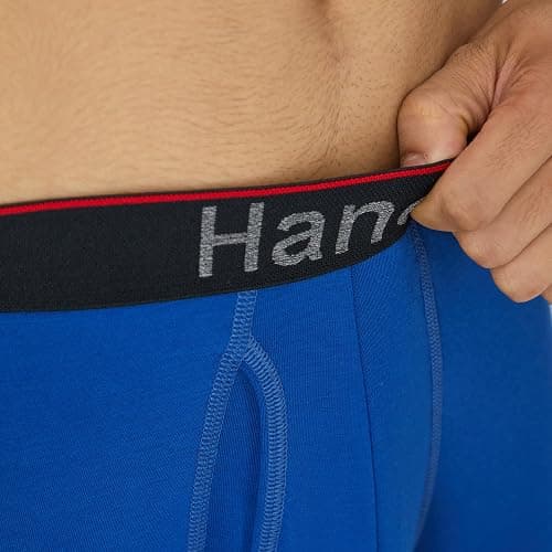 Hanes Men's Anti-Chafing Underwear Pack, 3-Pack, Total Support Pouch Moisture-Wicking Boxer Briefs, Trunks, or Long Leg thumbnail 4