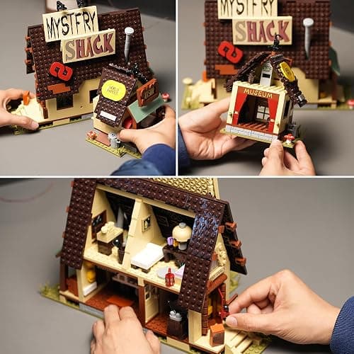 Gravity House Building Sets,Mystery Falls Building Toys Compatible with Lego for Adults,Birthday Gifts for Kids 1030pcs thumbnail 4