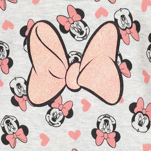 Disney Minnie Mouse Fleece Sweatshirt and Leggings Outfit Set Infant to Big Kid Sizes (12 Months - 14-16) thumbnail 5