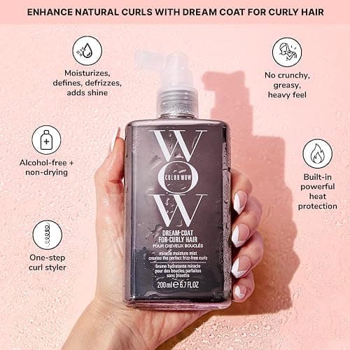 COLOR WOW Dream Duo for Curly Hair- Switch up your style from curly to straight and back again. Featuring DREAM COAT and DREAM COAT CURLY with advanced frizz control + heat protectants for glossy hair thumbnail 6