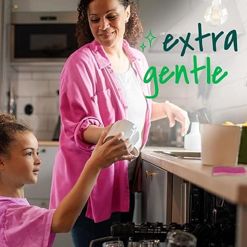 Scotch-Brite Delicate Care Scrub Sponges, 6 Count (2 Packs of 3) – Non-Scratch Cleaning for Glassware, Non-Stick Cookware thumbnail 9