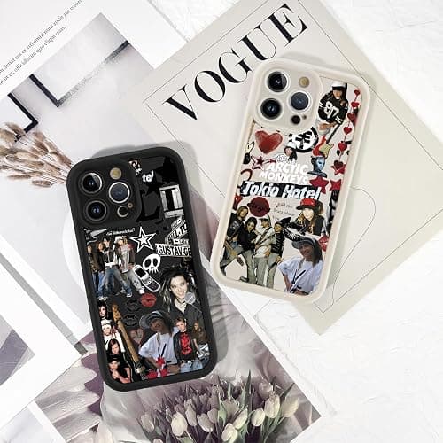 2 Stück Silicone Handyhülle für Apple iPhone 8 iPhone 7 iPhone SE 2022/2020 Hülle 4.7", Stoßfeste Schutzhülle mit Tokio Hotel Pop-Rock-Band Cool Aesthetic Design Muster TPU Junge Cover Case, Cool - für iPhone 8 7 iPhone SE 2022/2020 - Cool thumbnail 6