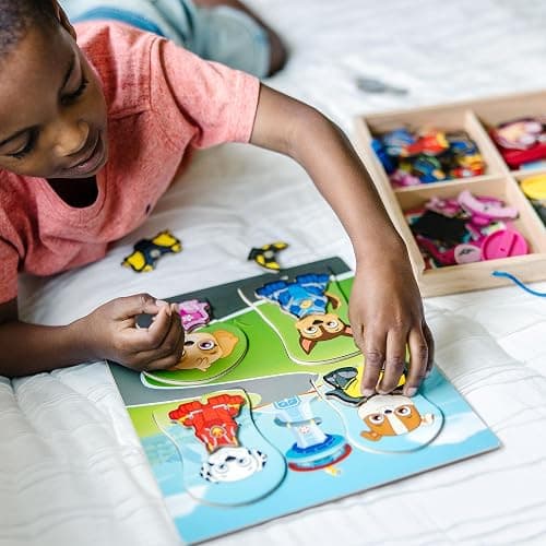 Melissa & Doug PAW Patrol Wooden Magnetic Pretend Play (64 Pieces) thumbnail 5