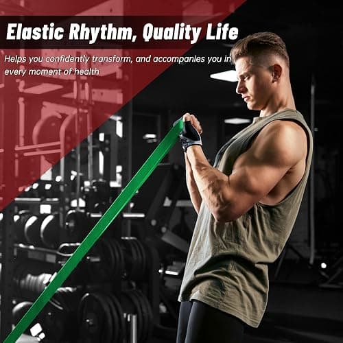 Pull Up Assistance Bands, 5-Level Resistance Bands for Working Out, Pull Up Bands for Men & Women, Exercise Bands for Full-Body Training, Fitness, Physical Therapy, Stretch Workout Bands at Home, Gym thumbnail 7