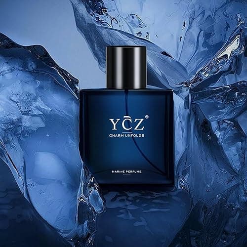 Ycz Charm Unfolds Marine Perfume for Men, 1.7 oz. Long Lasting Eau De Parfum Cologne For Men, Oriental Woody Fragrance - Ideal Special Occasions, Making it the Ideal gentlemen’s Gift thumbnail 3