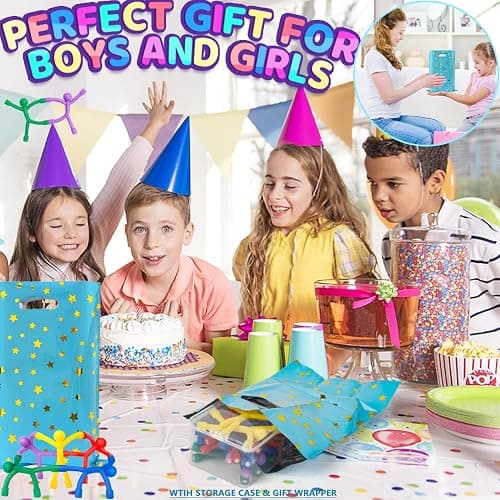 Magnetic Toddlers Sensory Toys, 10Pcs Road Trip Car Airplane Travel Activities Essentials Toy for Kids Ages 4-8, Fidget Toys for Adults Teens Boys girls Stress Relief, Fridge Magnet Men People thumbnail 9