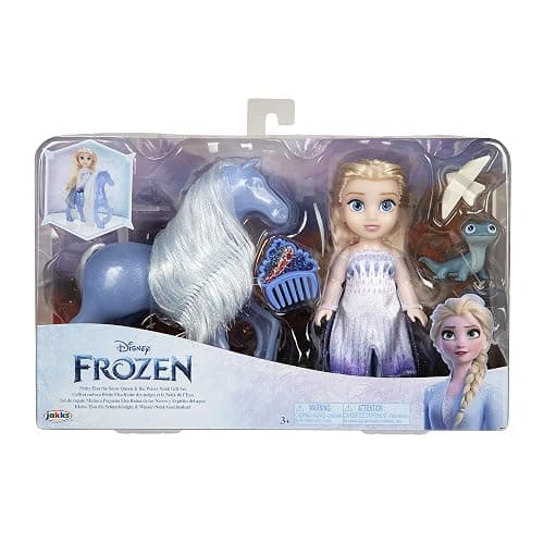 Disney Frozen Elsa Doll Petite Snow Queen & Water Nokk Horse Gift Set thumbnail 6