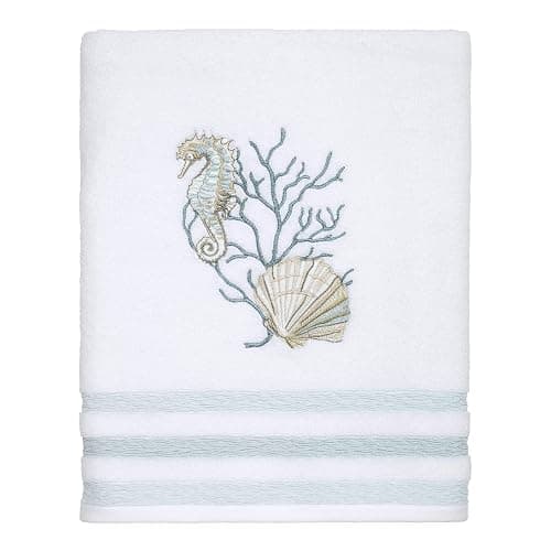 Avanti Linens - Bath Towel, Soft & Absorbent Cotton Towel (Coastal Terrazo Collection) - Image 1