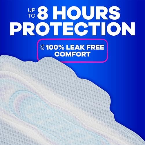 Always Ultra Thin Pads with Wings, Size 2, Long Super, 58 Count thumbnail 5