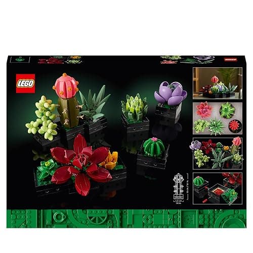 LEGO Botanicals Les Succulentes - Plantes artificielles - 9 Petites Plantes pour décoration intérieure à la Maison ou au Bureau - Maquette à Construire pour Adulte 10309 thumbnail 8