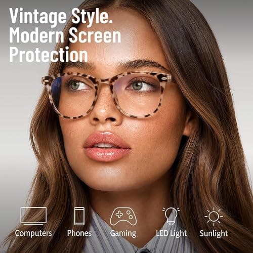 Gaoye Blue Light Glasses for Woman 3 Pack | Half Round, Screen-Ready Computer Glasses Style with UV Protection Coating thumbnail 2