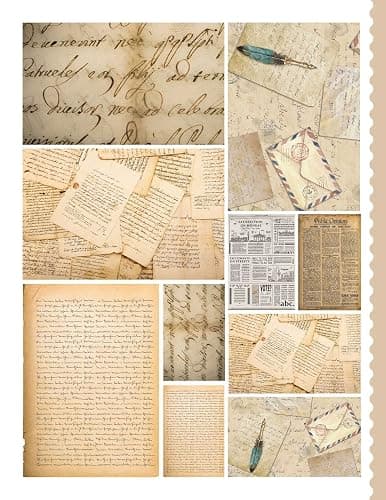 Junk Journal Cutouts: Vintage Designs: From Botanicals to Travel, 350+ Timeless Images for Creative Journaling (My Junk Journal Supplies) thumbnail 4