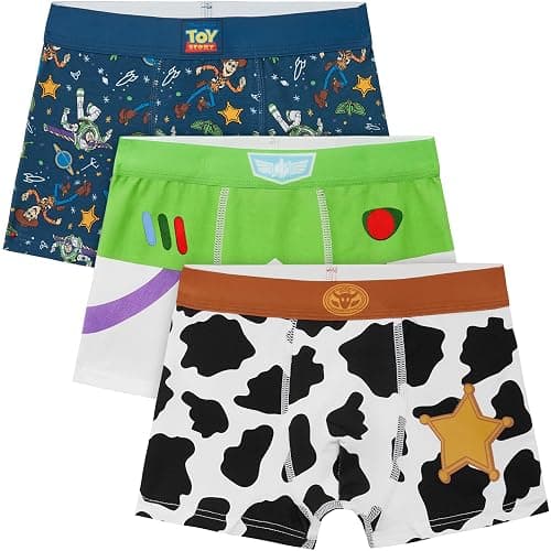 Get Trend Disney Toy Story, Cars | Spidey Boys’ Underwear, Toddler Boxer Briefs, Breathable Elastic Waist Underpants, 3 Pack - Image 1