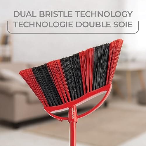 Vileda One Sweep Broom with Step-On Dustpan | Catches Over 99% of Dust & Dirt | Indoor Broom thumbnail 6