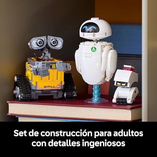 LEGO | Disney Pixar Wall-E y Eve - Kit de Maquetas para Adultos - Robots de Ladrillos con Figuras de M-O y HAL - Decoración para el Hogar - Regalo Coleccionable para Fans de la Película 43279 thumbnail 9