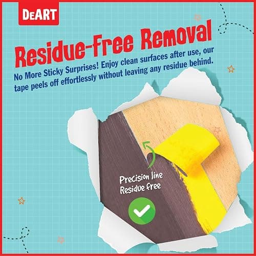 Colored Masking Tape Painters Tape 12 or 8 Pack 1 inch or 0.6 Inches Kids Arts Craft Supplies Coding Whiteboard Dry Erase Board Tape Thin Paper Tape Paint Tape No Residue Easy Removal DIY Crafts Arts thumbnail 8