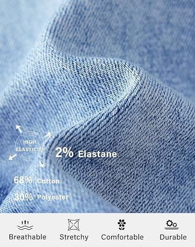 roswear Women's Summer Mid Rise Ripped Denim Shorts Stretchy Butt Lifting Jean Shorts thumbnail 6