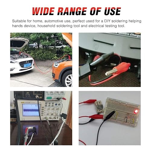 Nilight - 50052R 60Pcs Metal Alligator Clip Clamp Assortment Test Lead Electrical Battery Clamp Connector Alligator Connector Electrical Assortment Charging Clip thumbnail 8