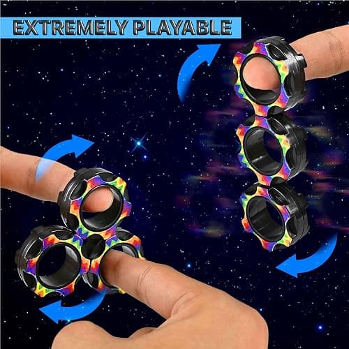 5PC Fidget Toys Adults Set Fidgets for Classroom Must Have Autism Sensory Pack Figette Cube ADHD Special Treasure Prize Tool Stress Relief Desk Cool Gadget for Kid Easter Basket Stuffers for Teen Boys thumbnail 5