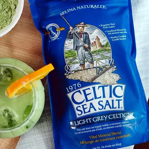 Celtic Sea Salt Light Grey Coarse – Unrefined Mineral Salt, 70+ Trace Minerals, Sustainably Harvested, GMP Certified – Cooking, Finishing, Hydration, Grinder Use – ½ Pound Resealable Bag thumbnail 8