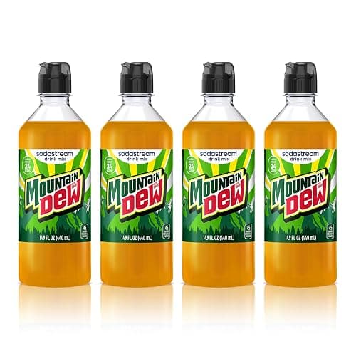 Sodastream® Mountain Dew ® New Pour Bottle Soda Dink Mix, 14.9 Fl oz. (Pack of 4) - Image 1