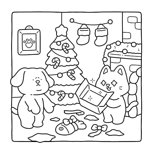 Silly Christmas: Cozy and Funny Coloring Book for Adults and Teens (Silly Funny Coloring Book) thumbnail 8