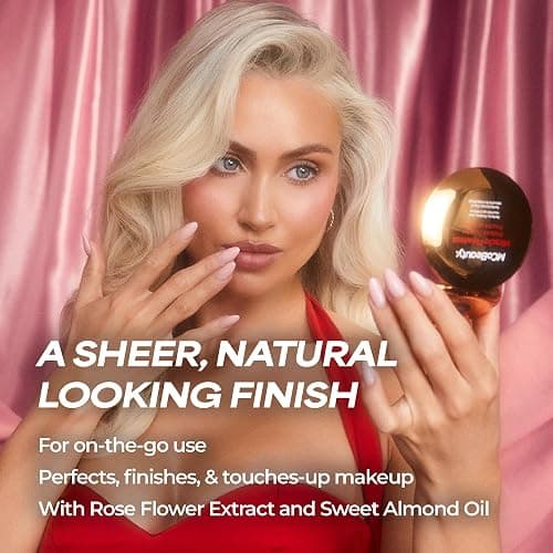 MCoBeauty - Miracle Flawless Pressed Powder - Translucent - Compact Powder with Rose Flower Extract and Sweet Almond Oil - Helps Finish and Refine the Look of Makeup thumbnail 3