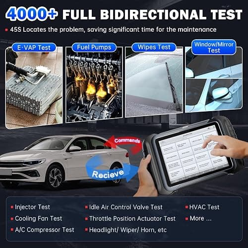 XTOOL D8S Bidirectional Scan Tool 2025 Upgraded Ver. of D8 Scanner, OBD2 Scanner Diagnostic Tool, Topology Mapping, ECU C0ding, 42+ Resets, FCA, CAN FD&DoIP, All System Scanner for Car, 3-Year Update thumbnail 4