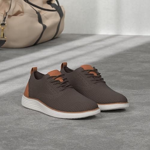 VILOCY Men's Casual Dress Sneakers Oxfords Business Mesh Breathable Walking Shoes Tennis Comfortable thumbnail 2