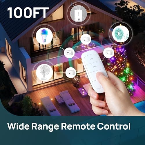 Linkind Matter Smart Plug with Remote, Work with Apple Home, Siri, Alexa, Google Home, SmartThings, Smart Outlet 15A/1800W Max, Smart Automation, Remote Control,Timer&Schedule, 2.4G Wi-Fi, 4 Pack thumbnail 3