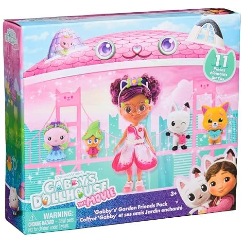Gabby's Dollhouse: The Movie, Gabby's Garden Friends Pack with 6-Inch Gabby Doll, 4 Toy Figures & Accessories, Kids Toys for Girls & Boys Ages 3 and Up thumbnail 9