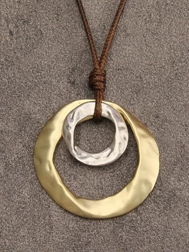 joymiao Boho Necklaces for Women Cord Necklace with Pendant Long Silver Necklace Vintage Sweater Necklace Hippie Jewelry for Women Girls Gifts thumbnail 8