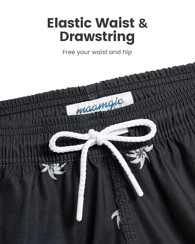 Maamgic Women's 3.5" Quick Dry Swim Shorts - Stretch Vintage Bathing Suit With Pockets thumbnail 2
