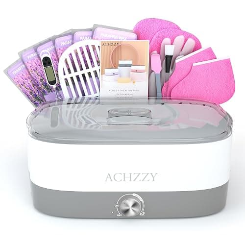 Achzzy Paraffin Wax Machine for Hands and Feet, 4000ml Paraffin Bath, Paraffin Wax Warmer with Refills, Nourishing and Moisturizing, Professional-Grade Spa Treatment for Soft and Smooth Skin - Image 1