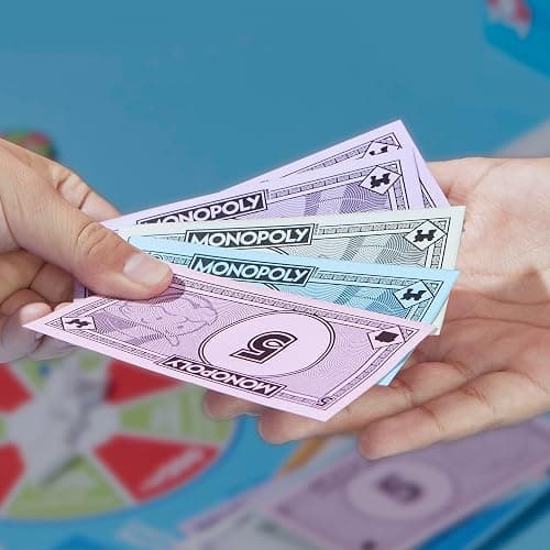 Monopoly Free Parking Jackpot Expansion | Add More Fun to Classic Monopoly Game and Play Faster | Ages 8+ | 2-6 Players | 40 Mins. | Family Board Games | Kids thumbnail 10